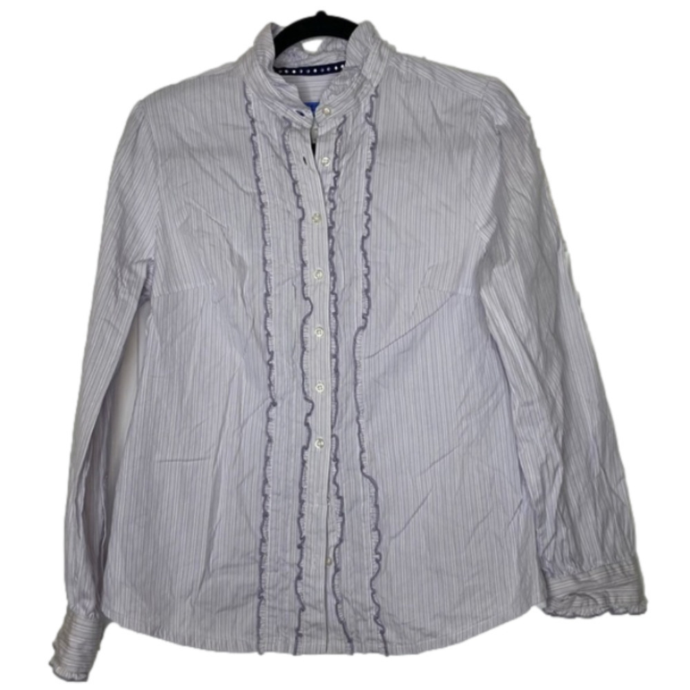 VINTAGE 90s Y2K Button Down violet purple | Perfect by Carson Kresley | S small
